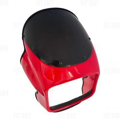 Обтекатель Viper 125/150 сс под квадратную фару (красный, глянцевый)