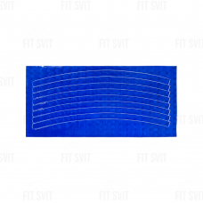 Світловідбивні наклейки для колеса синього кольору, 8 шт