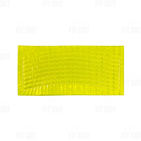 Світловідбивні наклейки для колеса жовтого кольору, 8 шт