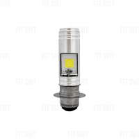 Лампа фары светодиодная 1 ус 12V (LED, белый свет)