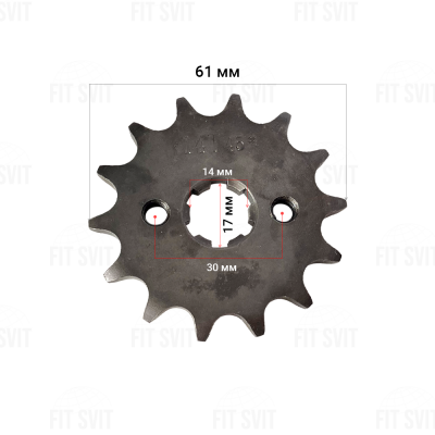 Звезда передняя 428H 14Т на мопед Дельта, Альфа, Актив "TMMP","JWBP"