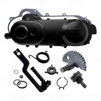 Крышка вариатора под 12 колесо GY6 50-80 сс в сборе