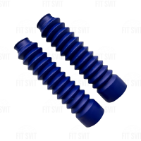 Гофры передней вилки на мотоцикл Viper 125/150 cc синего цвета